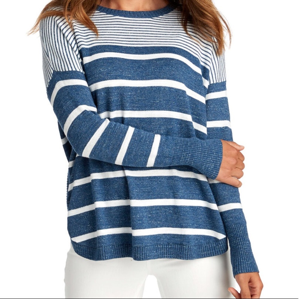 Vineyard Vines Relaxed Cotton Striped Sweater
